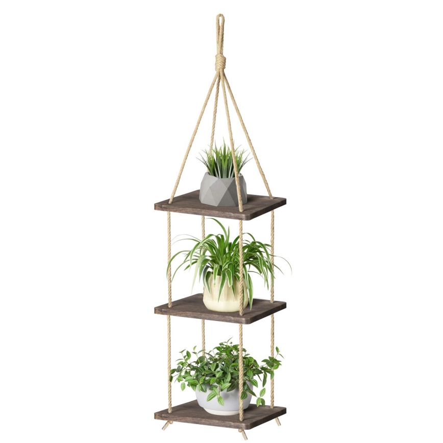 Prateleira suspensa 90x25 cm abeto