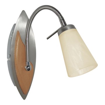 Prezent 12052 - Iluminação de parede RAFAEL 1xG9/40W/230V árvore da borracha