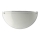 Prezent 1421 NS - Vidro de substituição para candeeiro de parede DISC E27 12,5x25 cm branco
