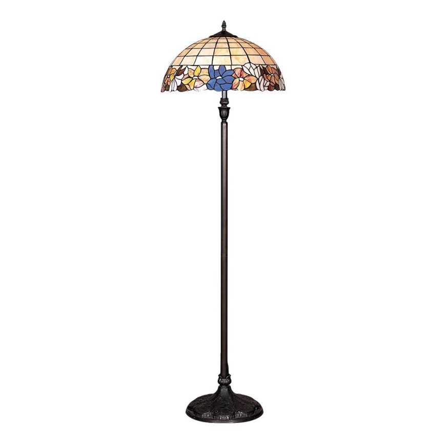Prezent 145 - Luminária de piso TIFFANY 2xE27/60W/230V