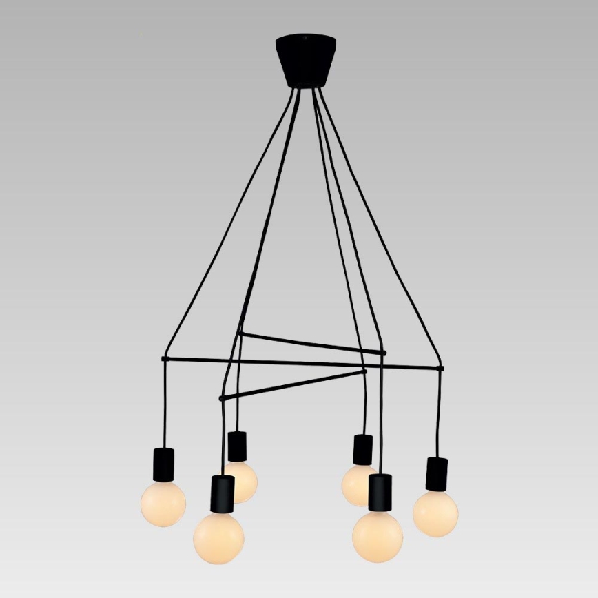 Prezent 17200 - Candelabro num fio TWIG 6xE27/40W/230V