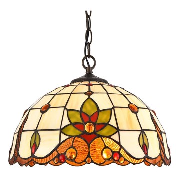 Prezent  220 - Candelabro suspenso TIFFANY 2xE27/60W/230V