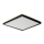 Prezent 27311 - Iluminação de teto para casa de banho LED CORDIA SQ LED/12W/230V 3000/6000K IP54 preto