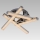 Prezent 27508 - Candelabro integrado LED YAGO 4xLED/4W/230V