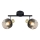 Prezent 27514 - Foco PEGAS 2xE14/40W/230V preto/fumado