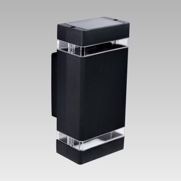 Prezent 28204 - Luz de parede de exterior ZARAGOZA 2xE27/35W/230V IP44