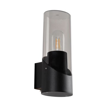 Prezent 28208A - Iluminação de parede exterior ACREA 1xE27/35W/230V IP54 preto