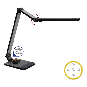 Prezent 31212 - Candeeiro de mesa LED com regulação AKAN LED/10W/230V