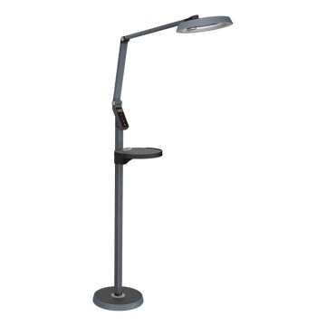 Prezent 31220 - Lâmpada de chão tátil regulável LED SALSA LED/15W/230V USB