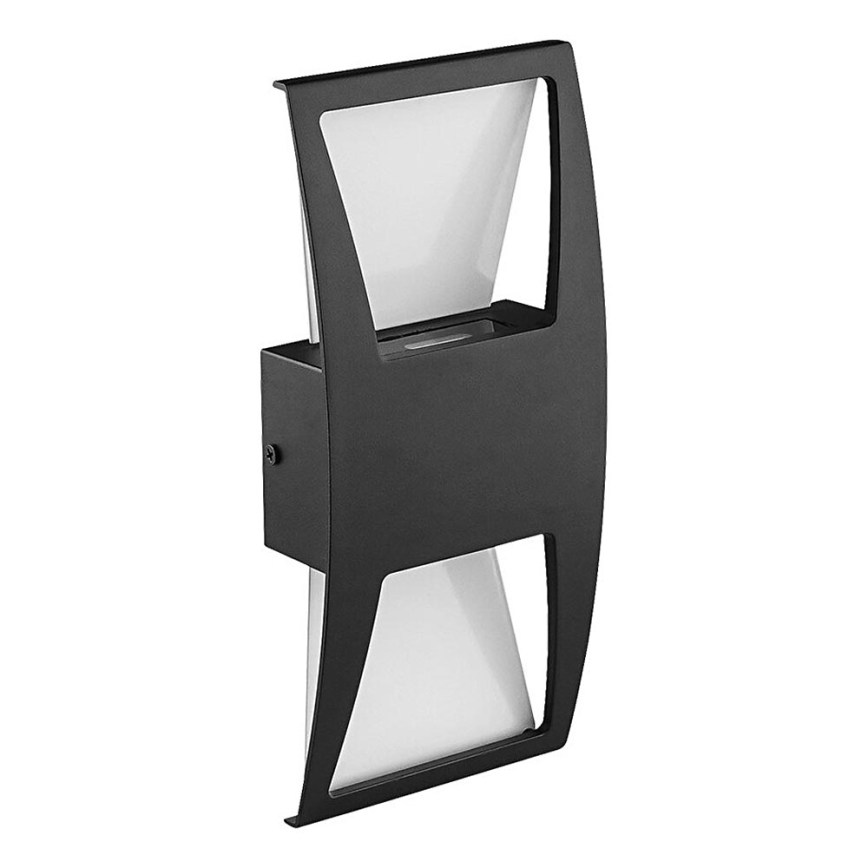 Prezent 31310 - Iluminação de parede exterior LED OZZ 2xLED/4W/230V IP44 preto