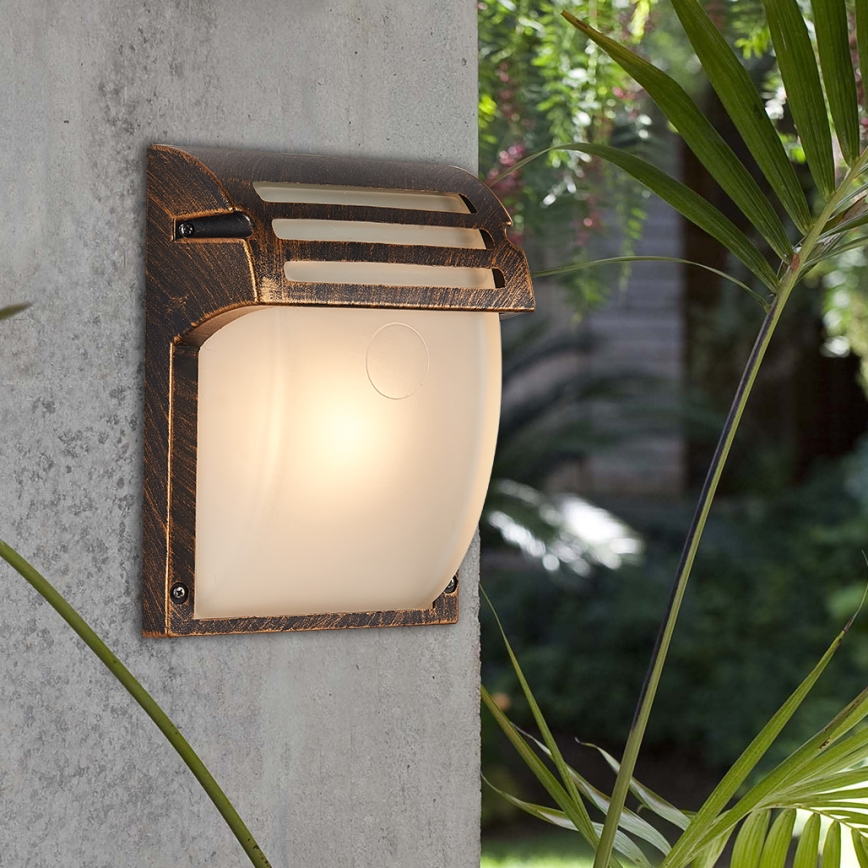 Prezent 39022 - Iluminação de parede exterior AMALFI 1xE27/60W/230V IP44