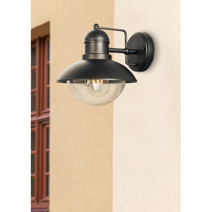 Prezent 39036 - Iluminação de parede exterior HECTOR 1xE27/60W/230V IP44
