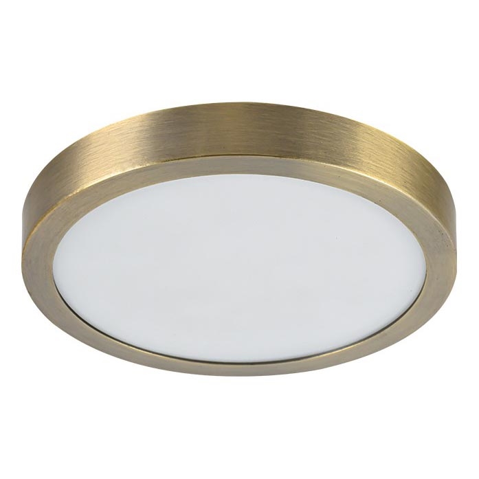 Prezent 49058 - Iluminação de teto LED LENYS LED/9W/230V 4000K diâmetro 12 cm latão