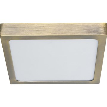 Prezent 49064 - Iluminação de teto LED LENYS LED/22W/230V 4000K 22,5x22,5 cm latão