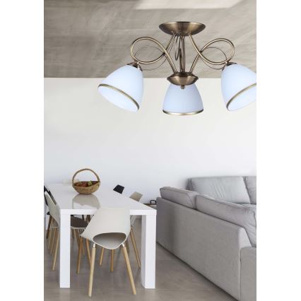 Prezent 61450 - Candelabro integrado ASTER 3xE27/60W/230V
