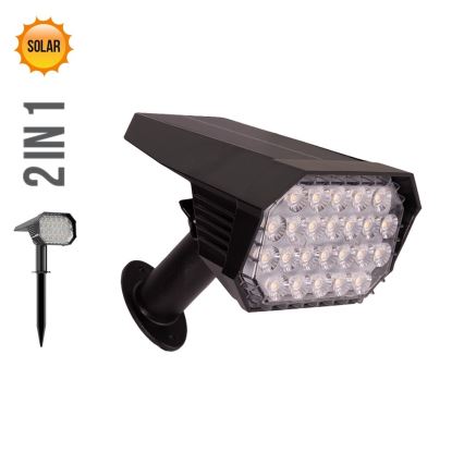 Prezent 65285 - Iluminação solar LED 2em1 FOLD LED/4,8W/3,7V IP65 1200 mAh