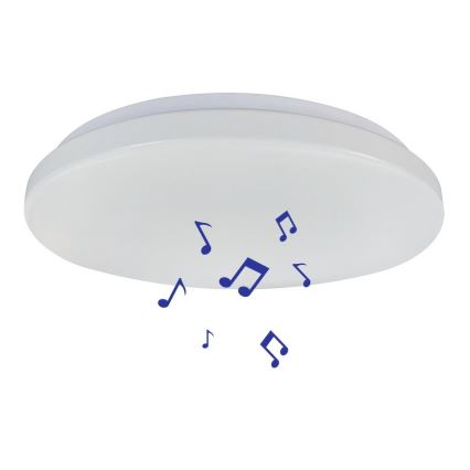 Prezent 70013 - Iluminação de teto LED RGB com regulação e altifalante BLISS LED/72W/230V 3000-6500K + comando