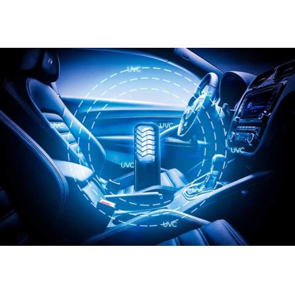 Prezent 70422 - Lanterna germicida portátil UVC/2,5W/5V USB