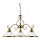 Prezent 75361 - Candelabro suspenso VIOLA 3xE14/40W/230V dourada