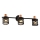 Prezent 75469 - Foco de parede ANTARES 3xE14/40W/230V preto/cobre