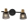 Prezent 75471 - Foco de parede DAYTONA 2xE14/40W/230V preto/dourado