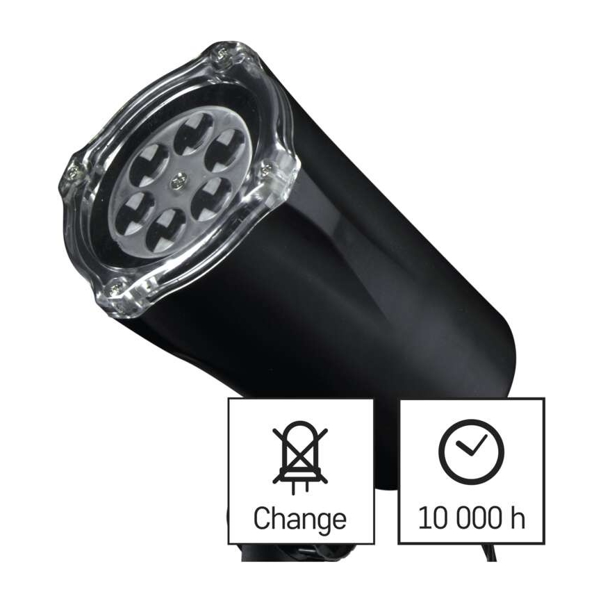 Projetor exterior de Natal LED LED/3,6W/230V IP44 branco