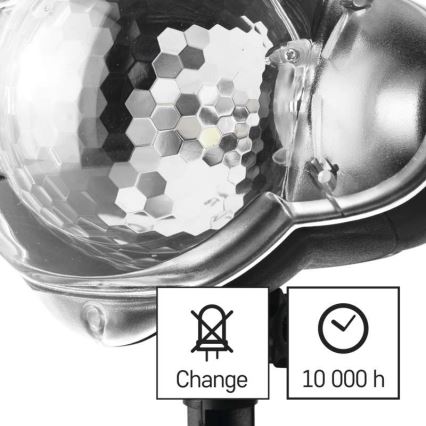 Projetor exterior de Natal LED LED/4W/230V IP44 branco