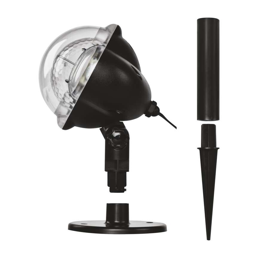 Projetor exterior de Natal LED LED/4W/230V IP44 branco quente/brilhante