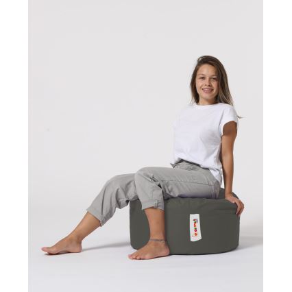 Pufe 55 cm cinzento