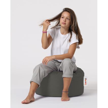 Pufe 55 cm cinzento
