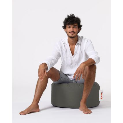 Pufe 55 cm cinzento