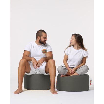 Pufe 55 cm cinzento