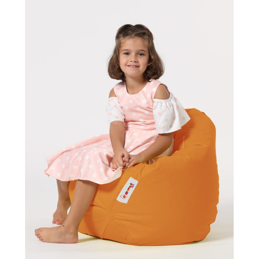 Pufe 60x60 cm laranja