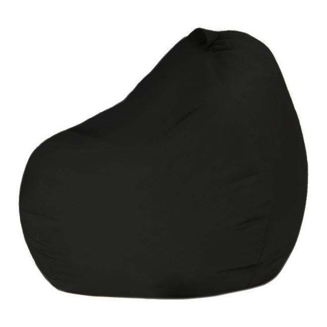 Pufe 60x60 cm preto