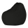 Pufe 60x60 cm preto