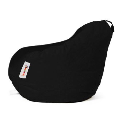Pufe 60x60 cm preto