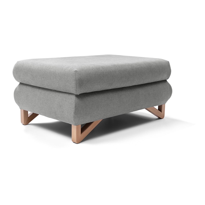 Pufe AVESTA 63x95 cm cinzento