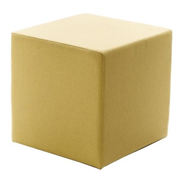 Pufe CUBI 40x40 cm amarelo