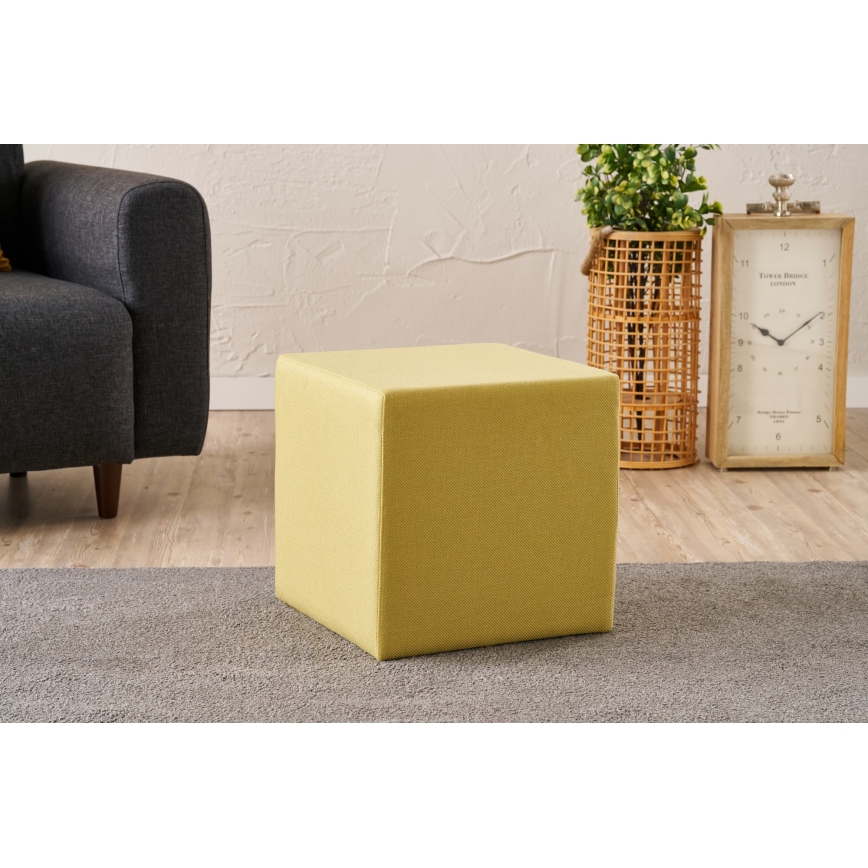 Pufe CUBI 40x40 cm amarelo