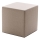 Pufe CUBI 40x40 cm bege