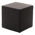 Pufe CUBI 40x40 cm castanho escuro