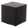 Pufe CUBI 40x40 cm castanho escuro