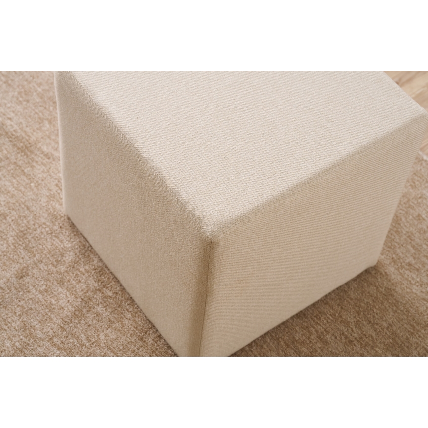 Pufe CUBI 40x40 cm creme