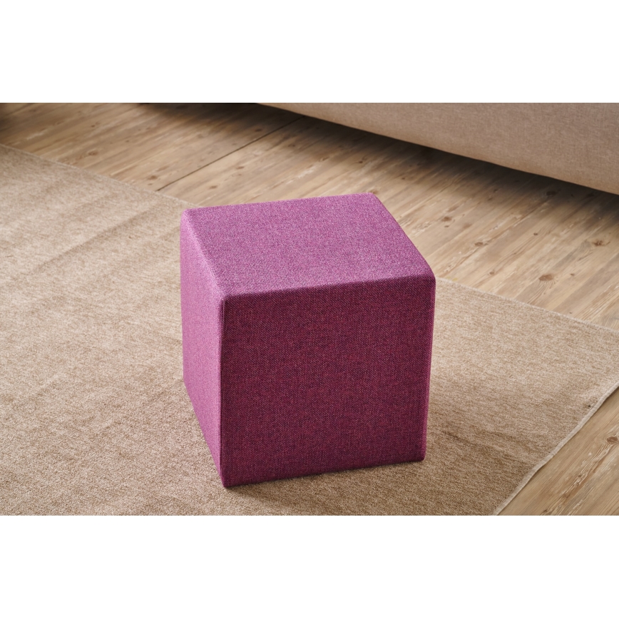 Pufe CUBI 40x40 cm rosa