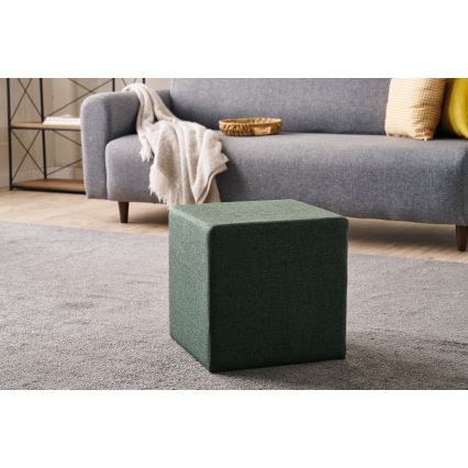Pufe CUBI 40x40 cm verde