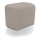 Pufe design ESTRELA 43x63 cm bege