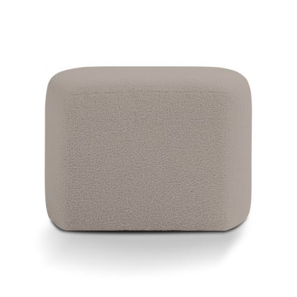 Pufe design ESTRELA 43x63 cm bege