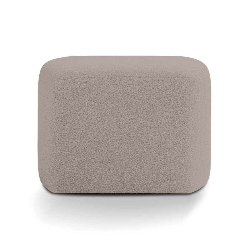 Pufe design ESTRELA 43x63 cm bege