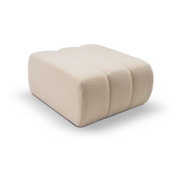Pufe DESIO 82x75 cm bege