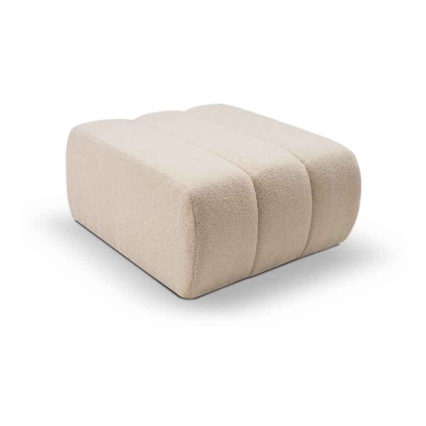 Pufe DESIO 82x75 cm bege